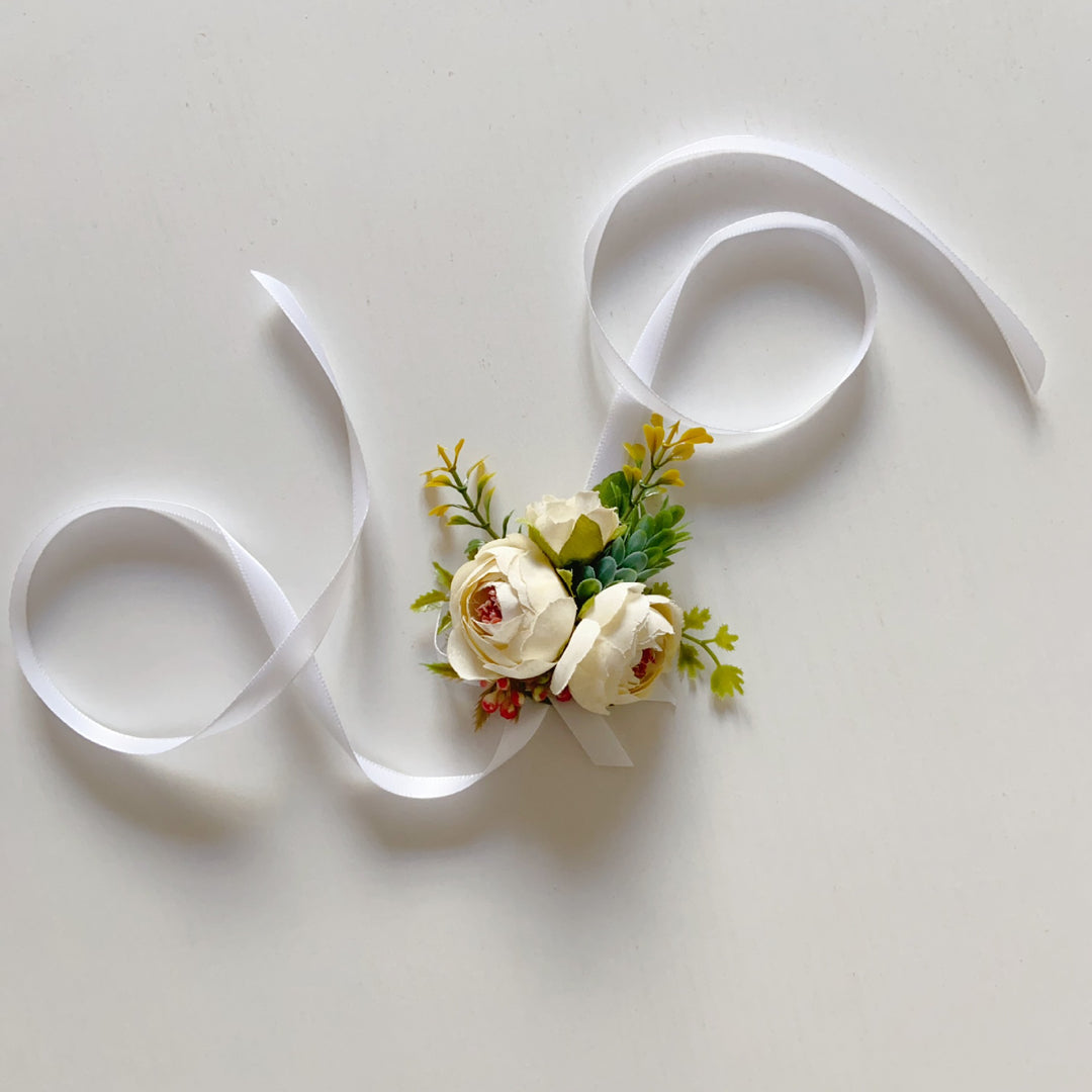 Elegant Floral Prom Corsage