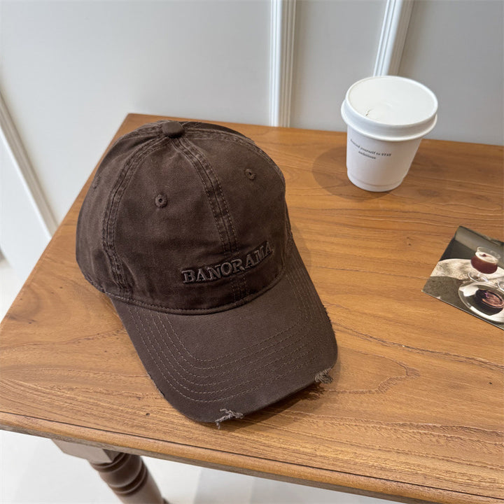 Men's Distressed Fabric Baseball Cap Stornfield