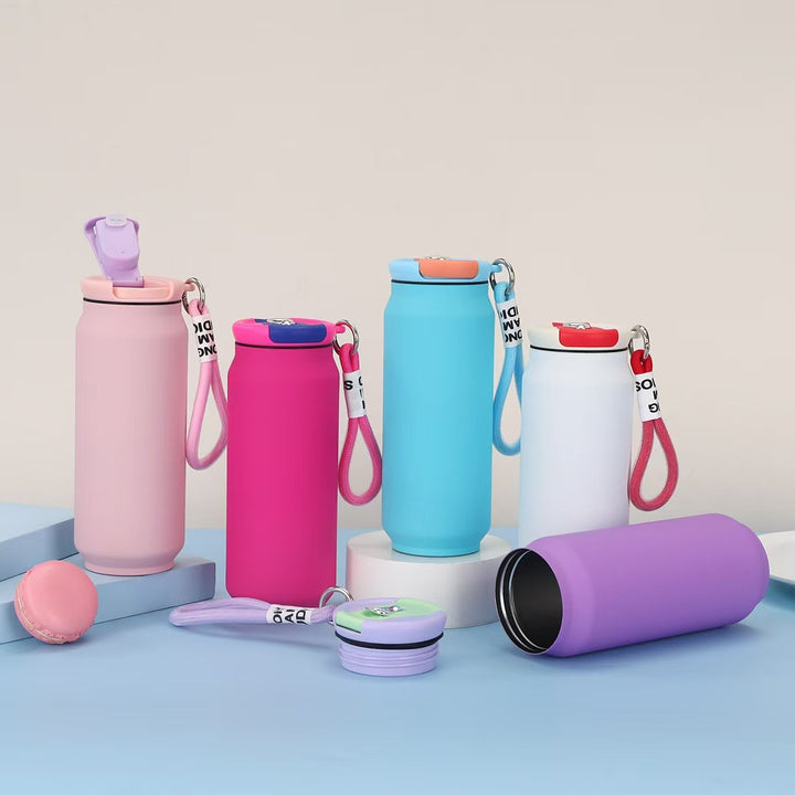 Women insulated water bottle with practical carry handle Stornfield