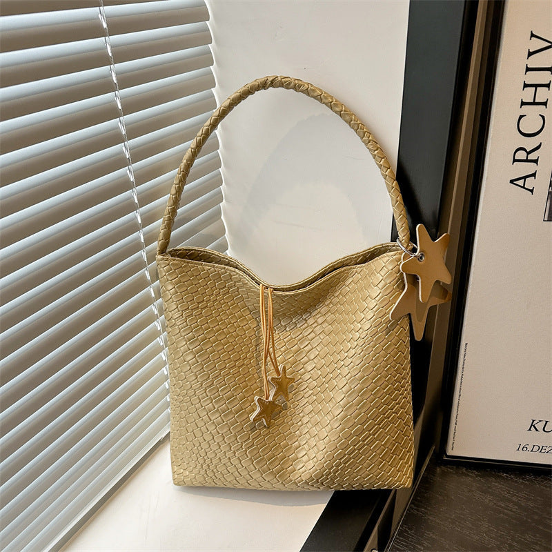 Textured Weave Handheld Shoulder Bag Stornfield