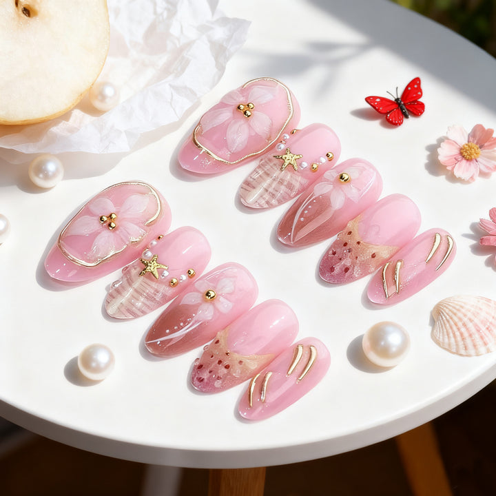 Embellished Press-On Nail Set