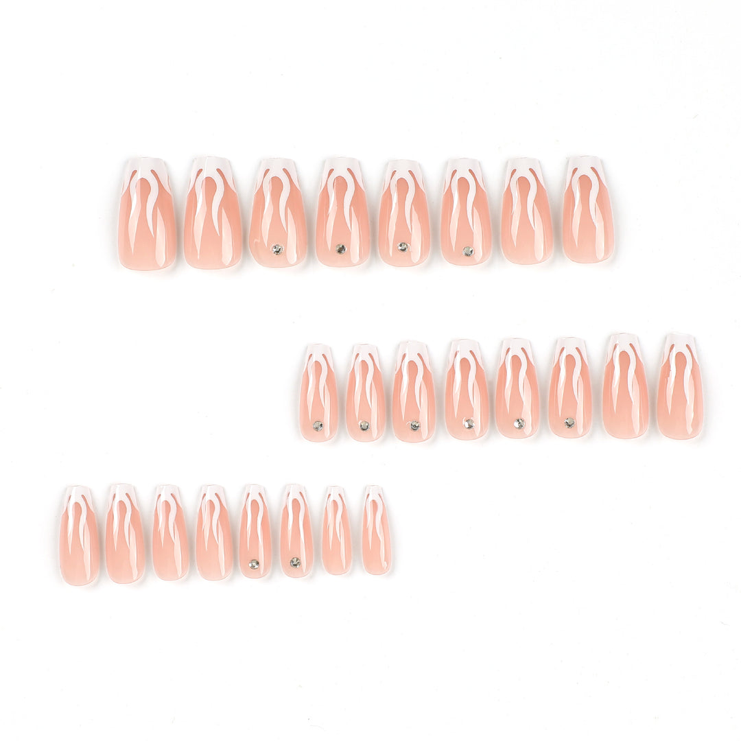 Artistic Nail Extensions with Glamorous Design Stornfield