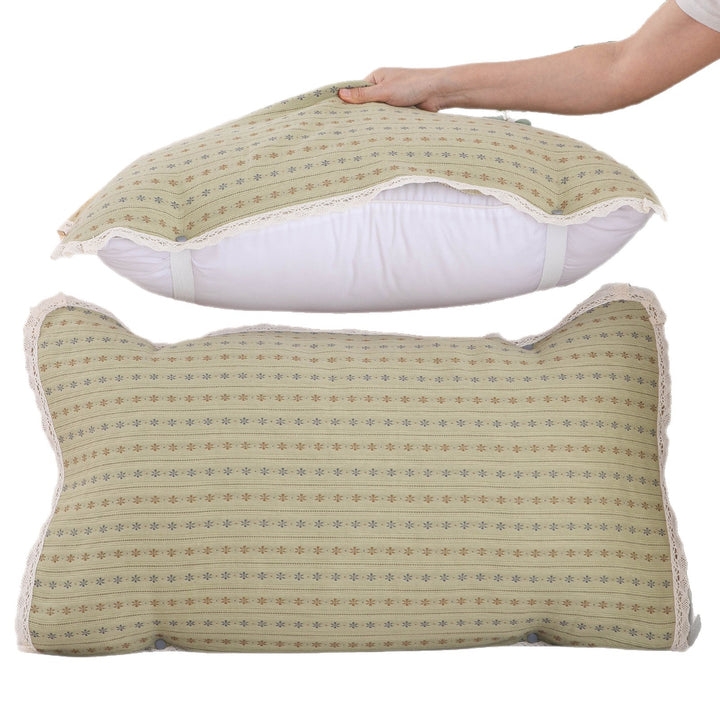 Ladies ergonomic pillow with removable cover Stornfield