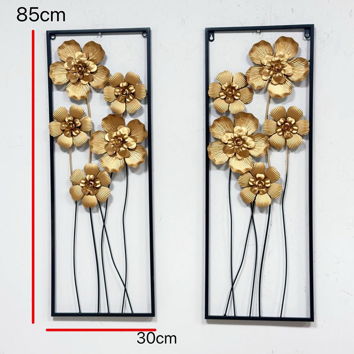 Artistic Floral Wall Metal Decor Stornfield