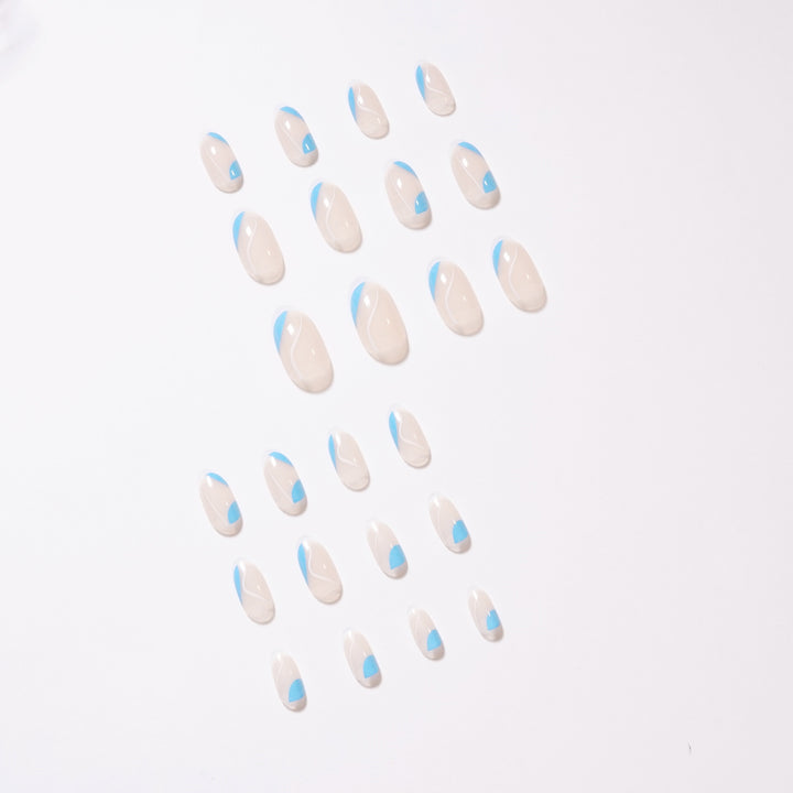Trendy Nail Art with Modern Wave Pattern Stornfield