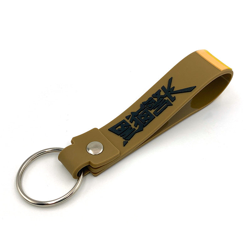 Unisex Durable Silicone Keychain Luggage Tag Stornfield