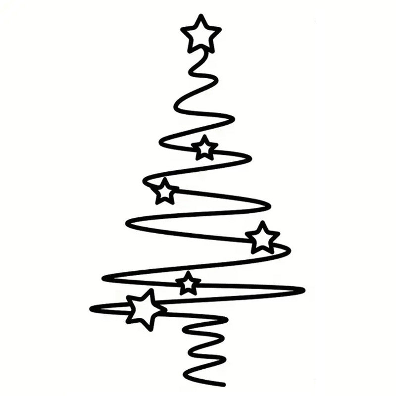 Decorative Christmas Tree Wall Sticker Stornfield