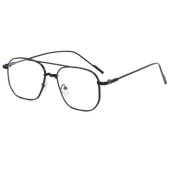 Women's fashionable geometric glasses with elegant metal frame Stornfield