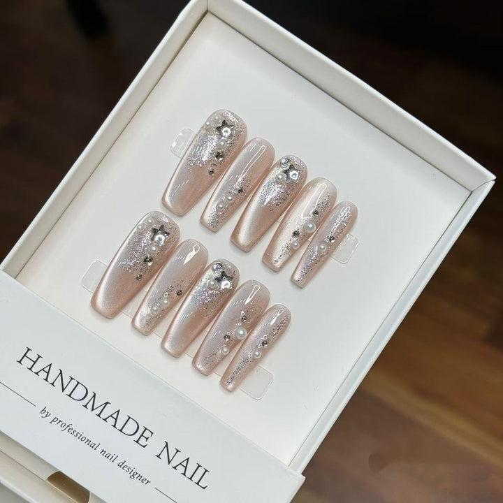 Customized Glamorous Press-On Nail Set