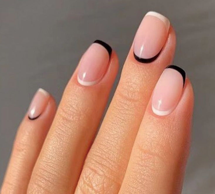 French Tip Acrylic Nail Extensions Stornfield