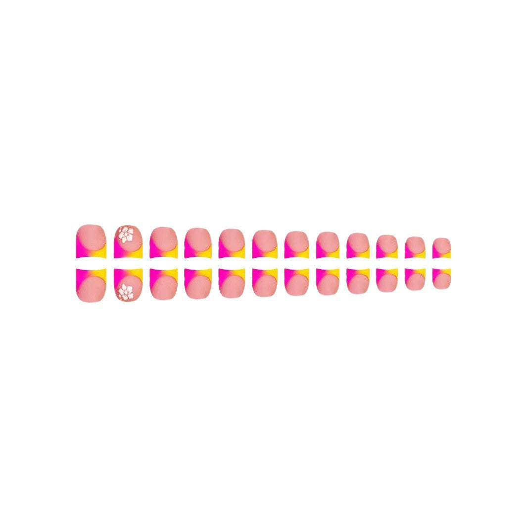 Trendy Flame Design Acrylic Nail Enhancements Stornfield