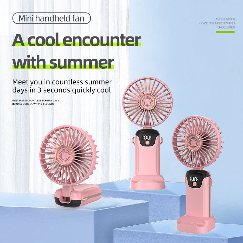 Unisex Portable Digital Handheld Mist Fan Stornfield