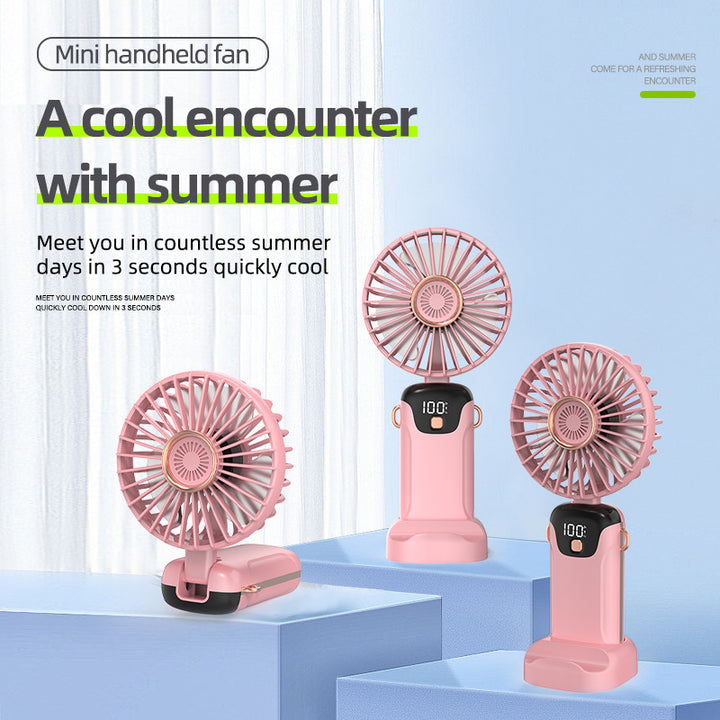 Unisex Portable Digital Handheld Mist Fan Stornfield