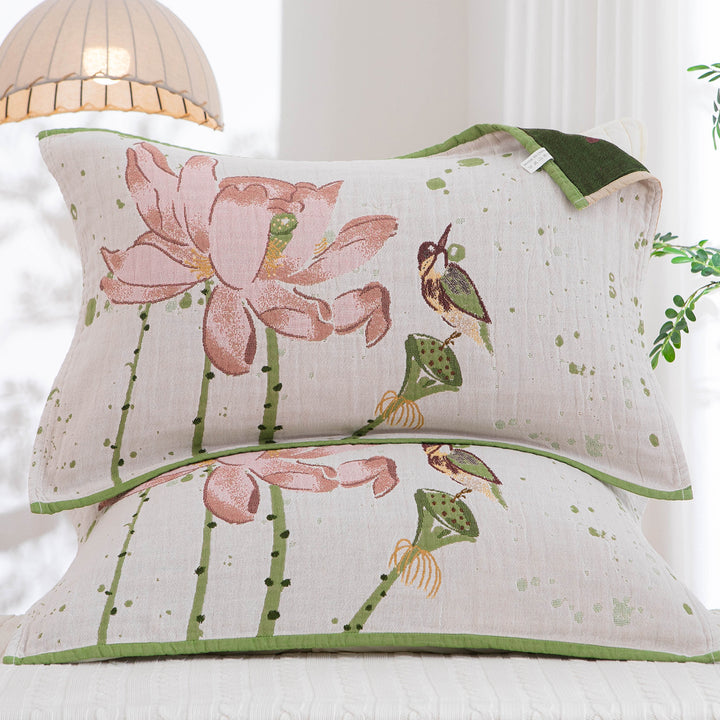Women Decorative Pillow with Floral Pattern and High-Quality Cotton Stornfield