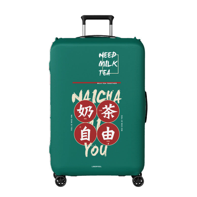 Unisex hard-shell travel suitcase with creative ice cream design Stornfield