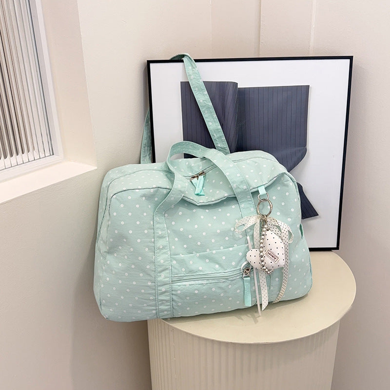 Stylish Polka Dot Travel Duffle Bag Stornfield