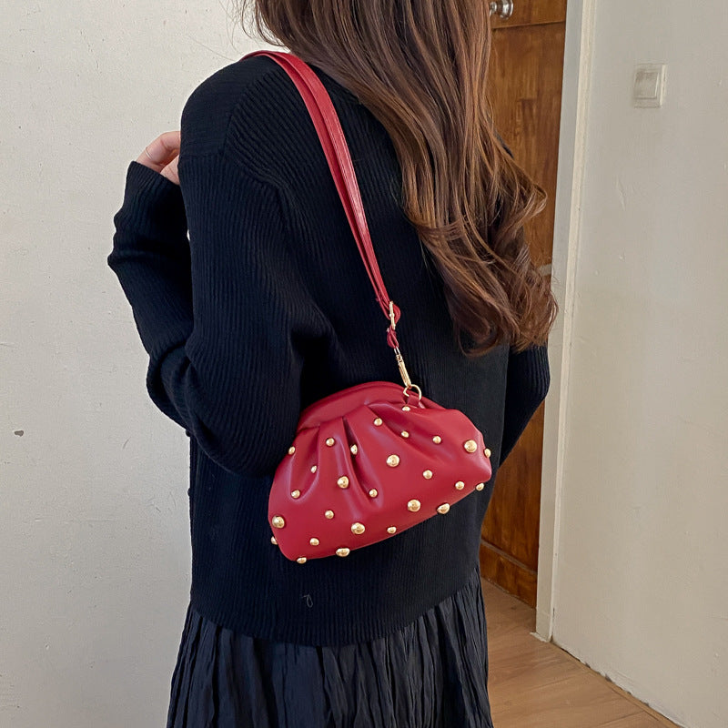 Decorative Studded Clutch Bag