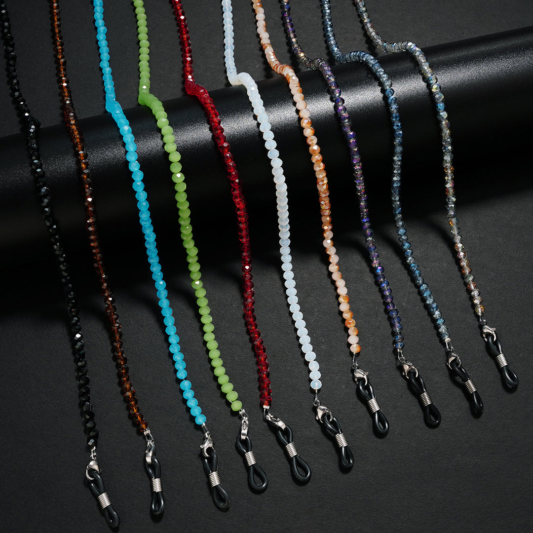 Gemstone-Accented Eyewear Chain Stornfield