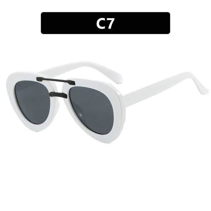 Womens extravagant sunglasses in modern heart design Stornfield