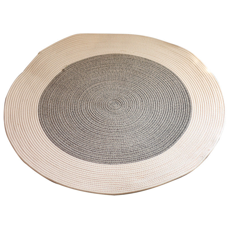Round woven rug Stornfield