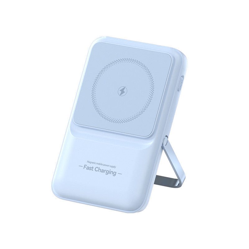 Portable power bank with magnetic charging technology and integrated cable management Stornfield