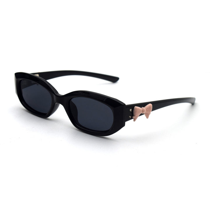 Trendy Cat-Eye Sunglasses with Adorable Teddy Bear Accent Stornfield