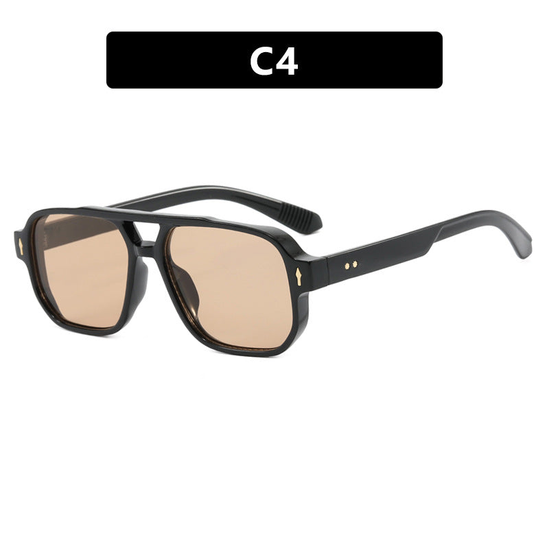 Women's trendy square sunglasses with luxurious details Stornfield