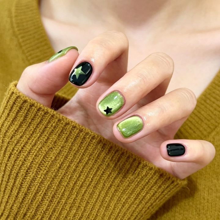 Creative Art Nails with Sparkling Star Designs Stornfield