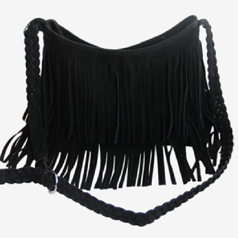 Stylish Fringe Suede Crossbody Bag Stornfield