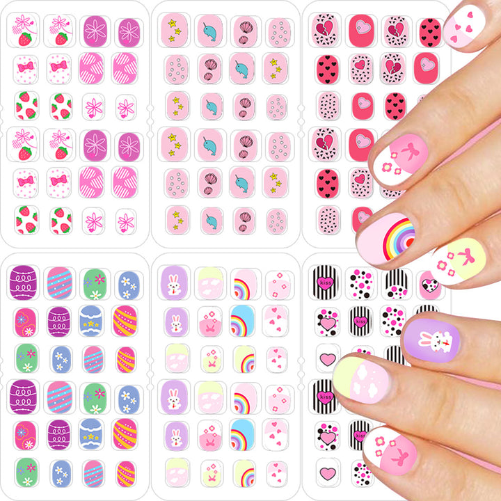Themed Summer Beach Nail Art Press-On Nails Stornfield