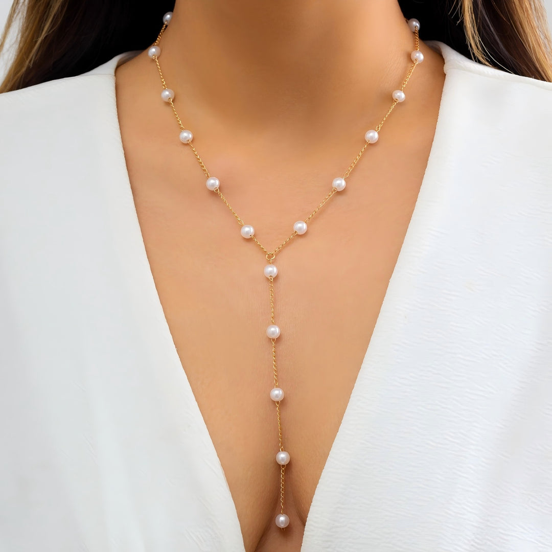Pearl Lariat Necklace Stornfield