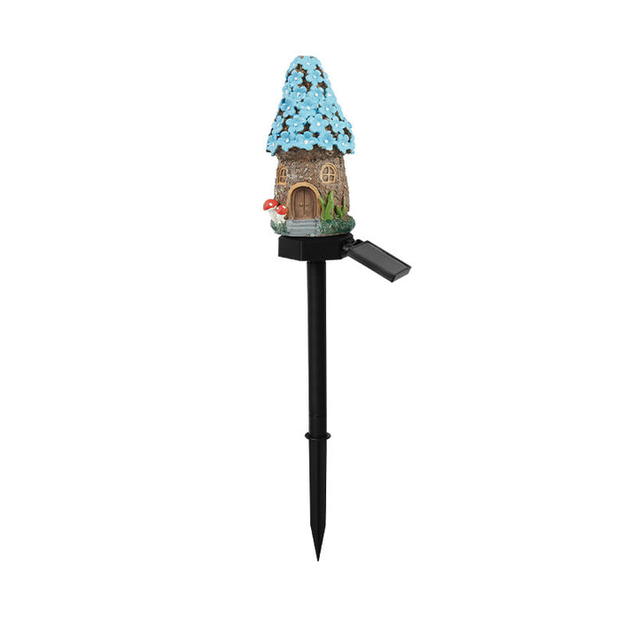 Whimsical Solar-Powered LED Fairy House Garden Stake Stornfield