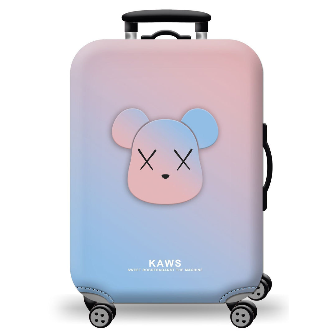 Unisex hard-shell suitcase with playful cat design Stornfield