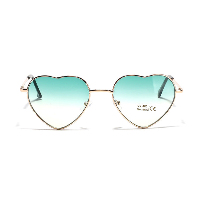 Women Heart-Shaped Sunglasses with UV Protection and Delicate Frame Stornfield