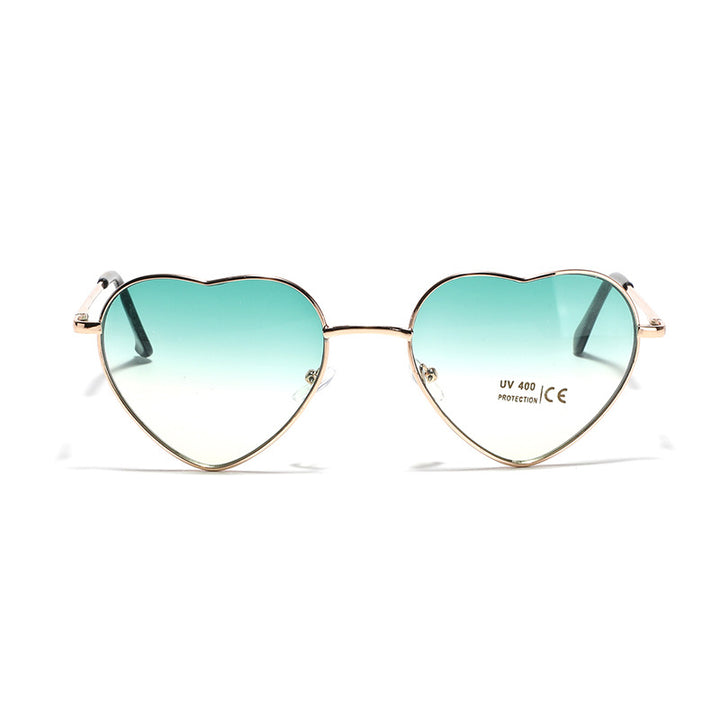 Women Heart-Shaped Sunglasses with UV Protection and Delicate Frame Stornfield