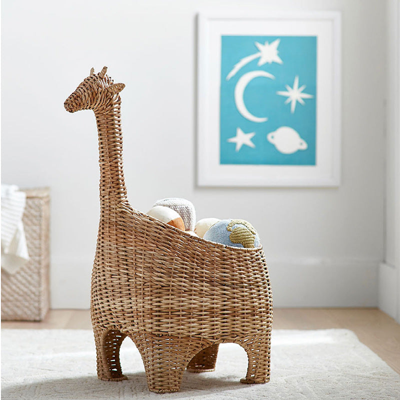 Playful storage basket in giraffe shape Stornfield
