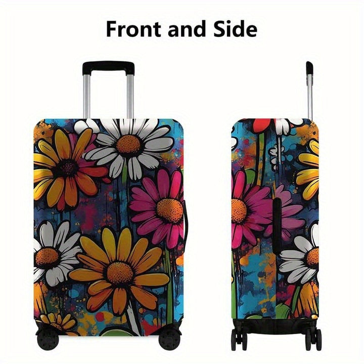 Women's hard-shell suitcase with creative floral print Stornfield