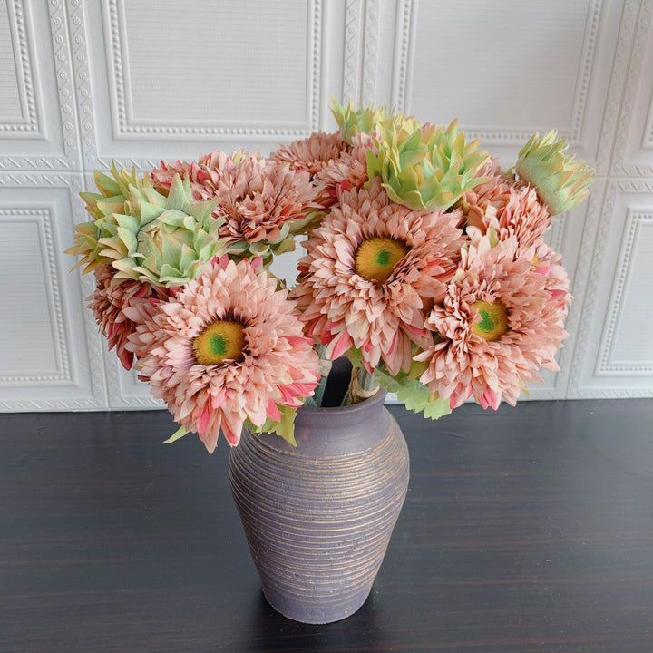 Lifelike Sunflower Bouquet