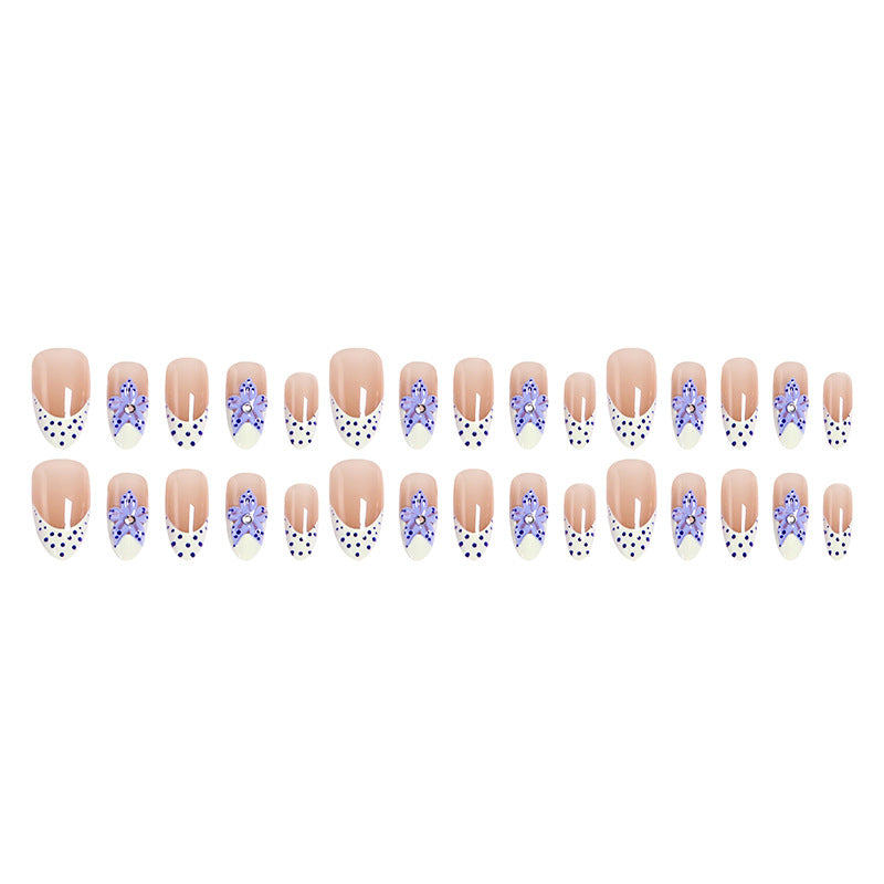 Artificial nails with delicate butterfly designs Stornfield