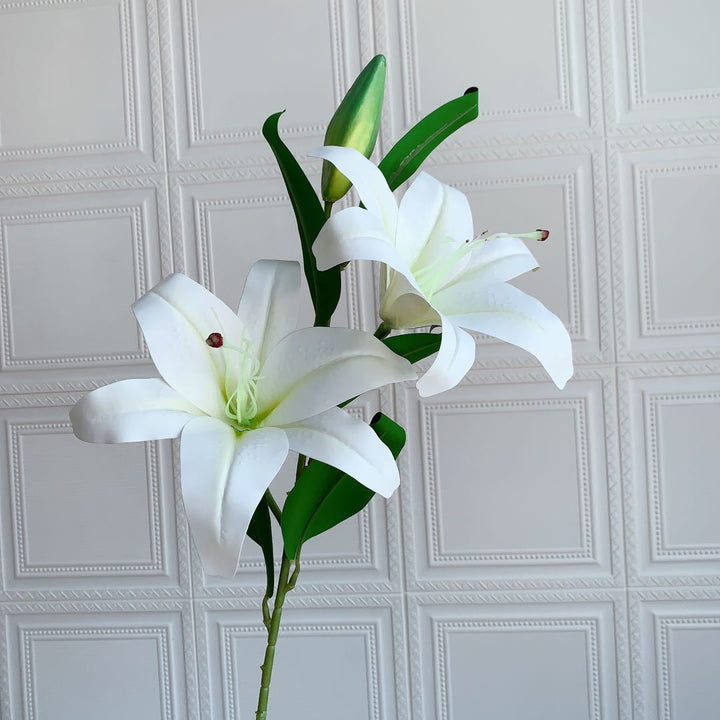 Realistic Floral Lily Stem