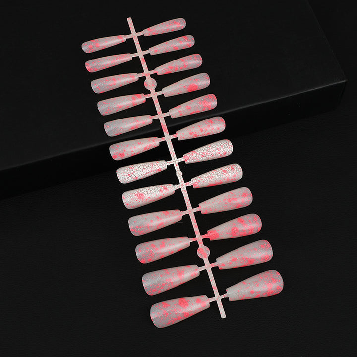 Artificial nails with delicate floral design Stornfield
