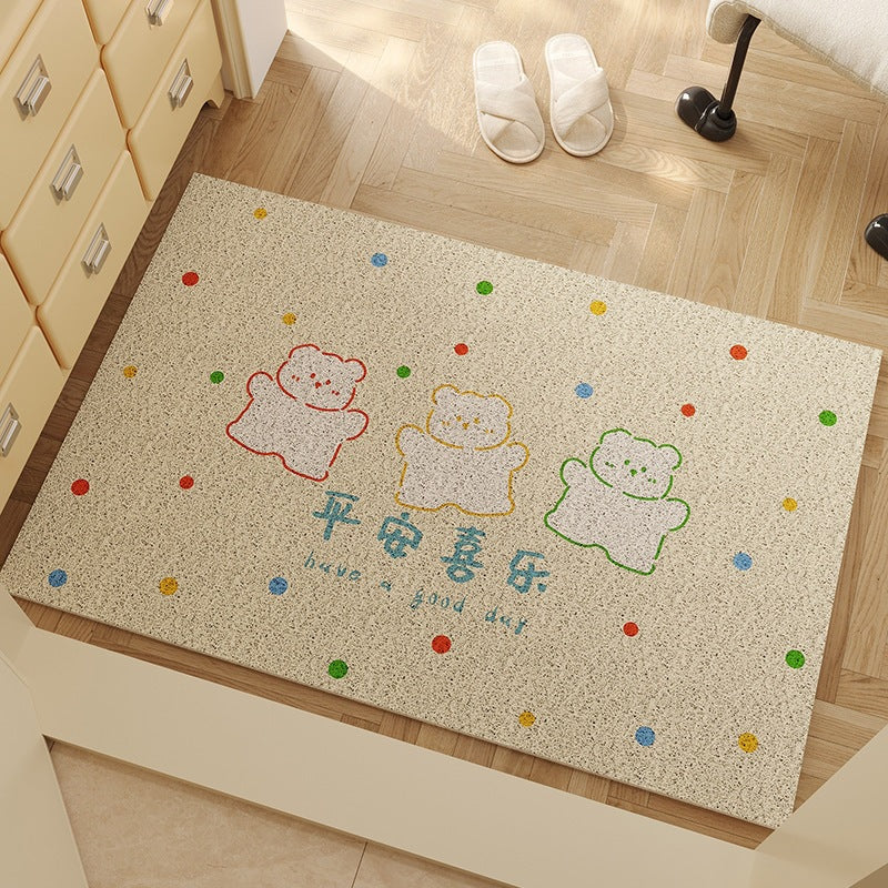 Playful Cartoon Welcome Mat
