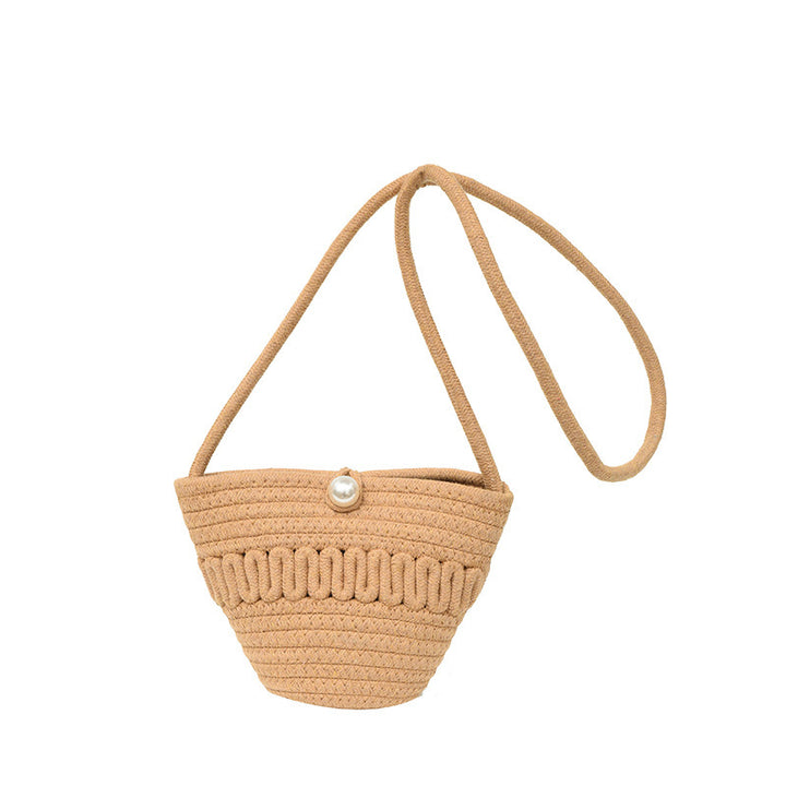 Playful Crossbody Bag Made of Braided Material Stornfield