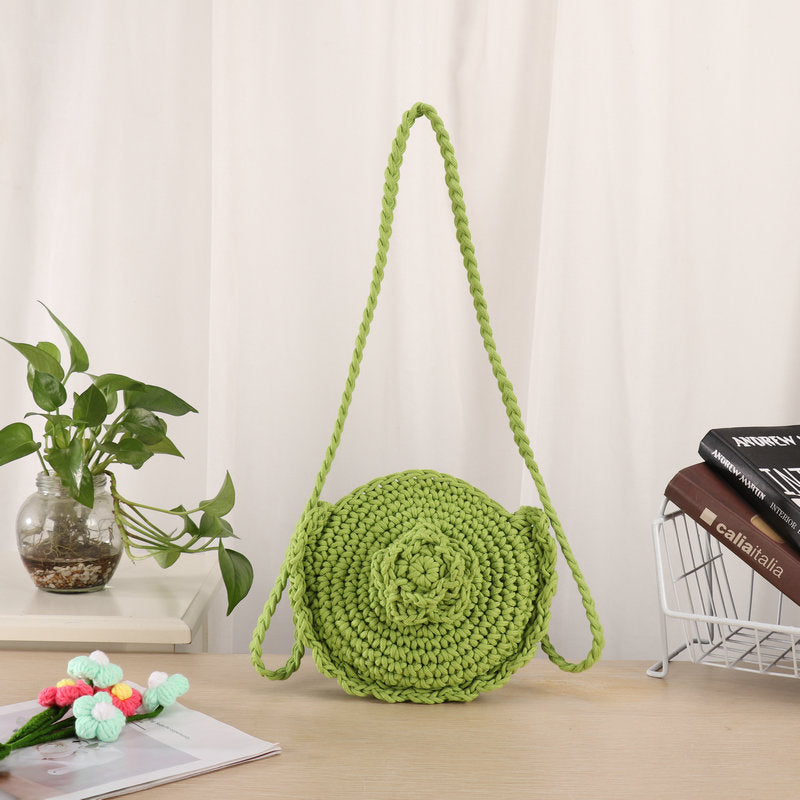 Handmade Crossbody Bag In Unique Floral Pattern Stornfield