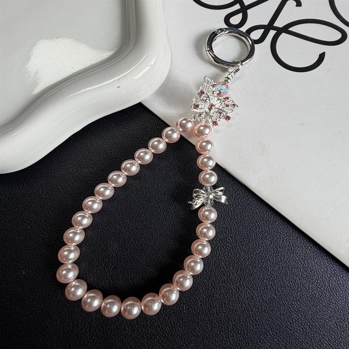 Elegant Pearl Keychain Holder Stornfield