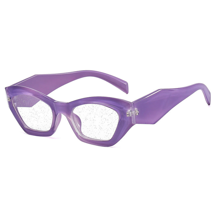 Women's geometric designer sunglasses with sparkling frame Stornfield