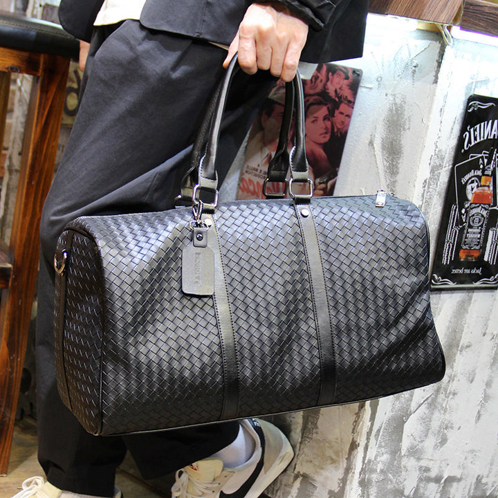 Stylish and Spacious Travel Bag in Elegant Woven Design Stornfield