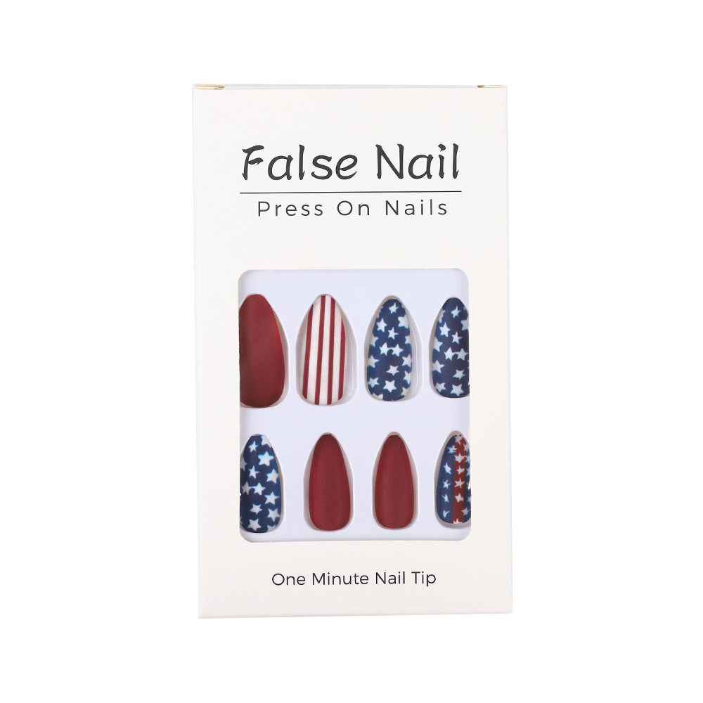 Creative nail art with patriotic designs Stornfield