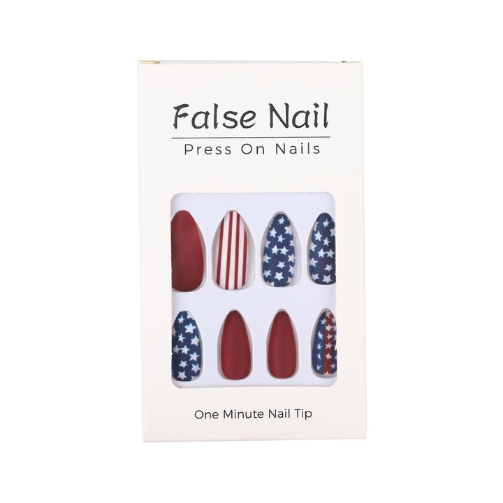 Creative nail art with patriotic designs Stornfield