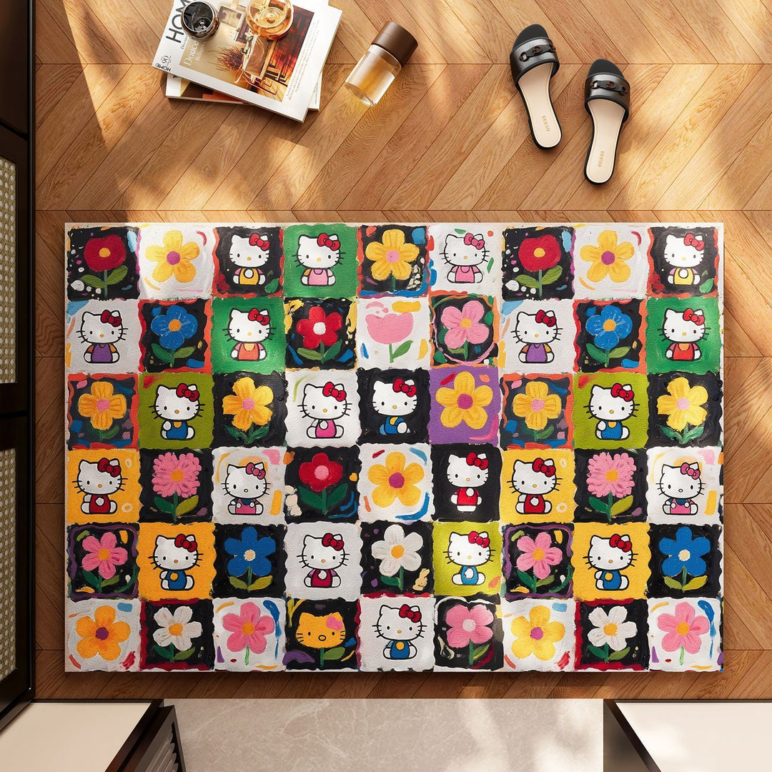 Playful Character-Themed Area Mat